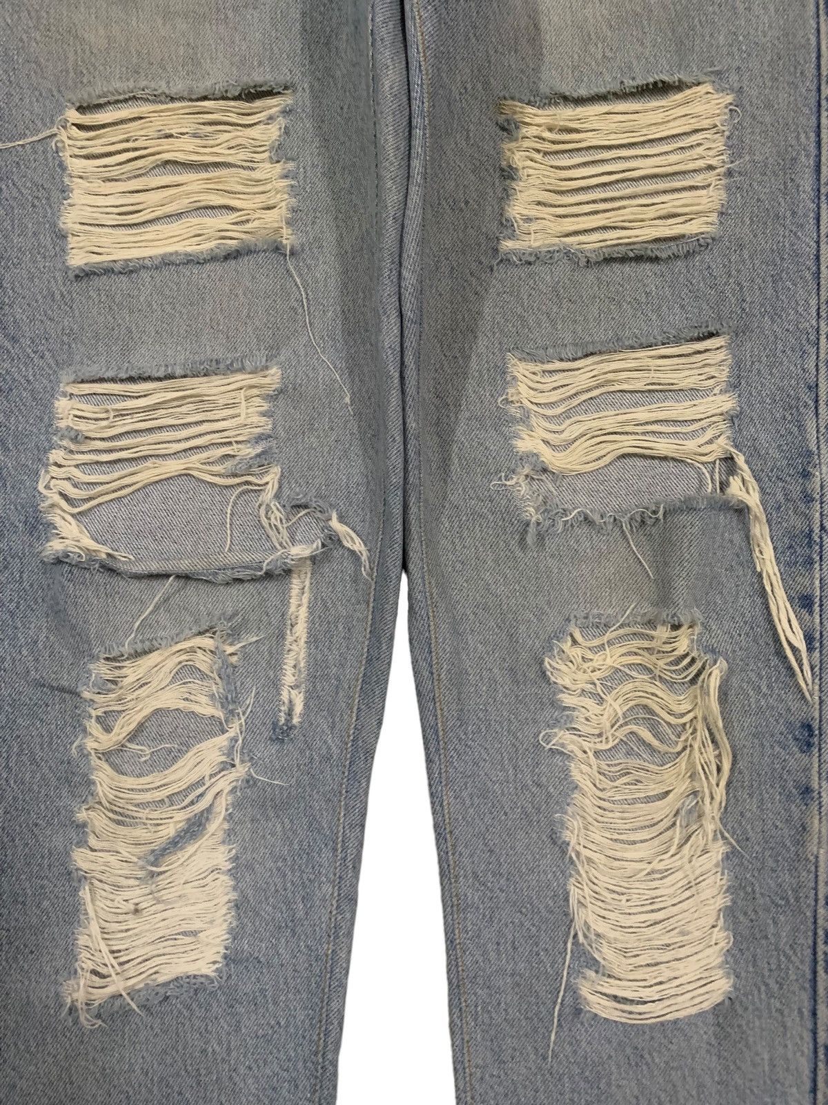 Levi's Vintage 80s Levis 550 Orange Tab Rusty Wash Distressed Jeans Size US 31 - 7 Thumbnail