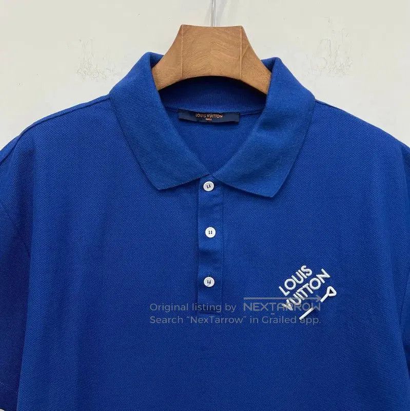 Louis Vuitton Louis Vuitton Men's Blue Polo Shirt . Size US L / EU 52-54 / 3 - 3 Thumbnail