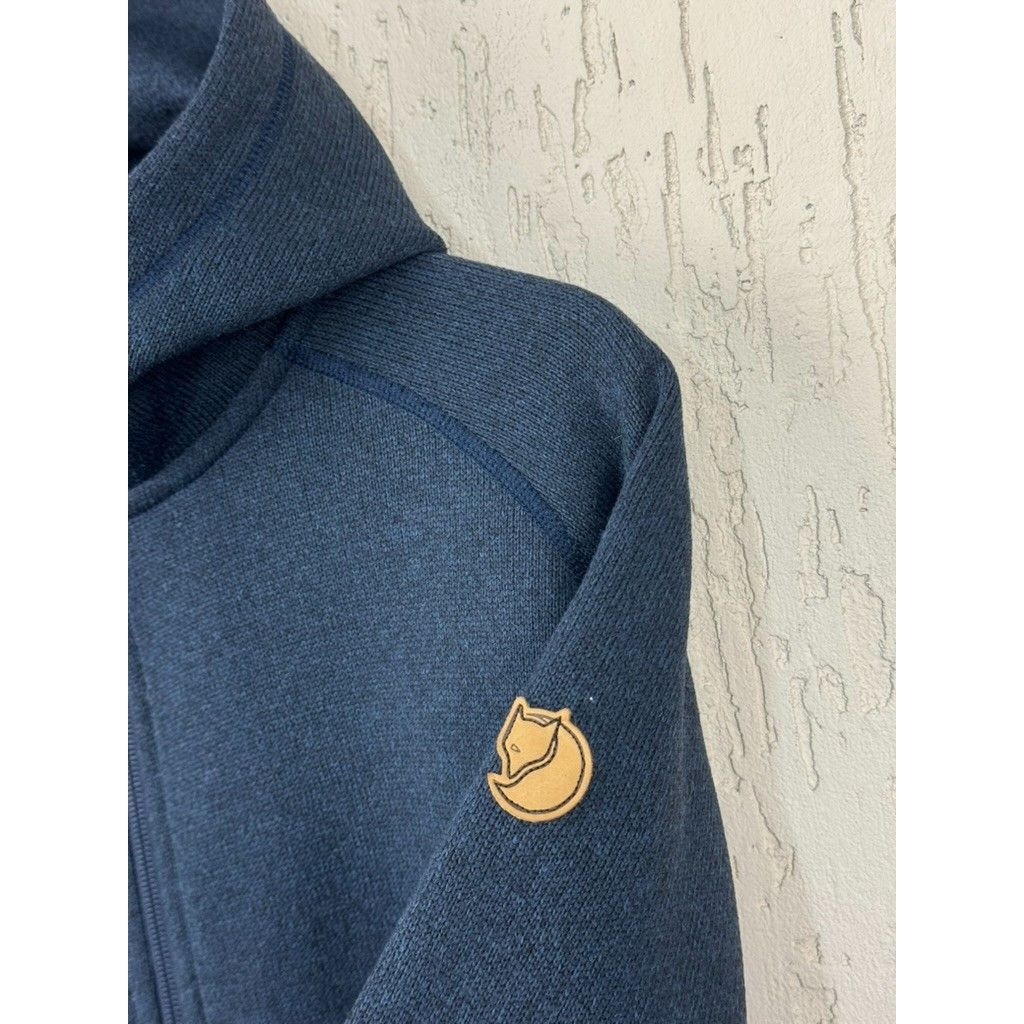 Fjallraven Fjallraven 82252 Ovik Fleece Hoodie Jacket Mens L Blue Full Size US L / EU 52-54 / 3 - 6 Thumbnail