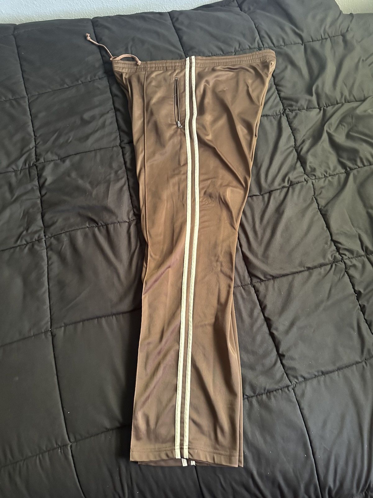 Japanese Brand × Vintage Brown Vintage track pants Size US 34 / EU 50 - 4 Thumbnail