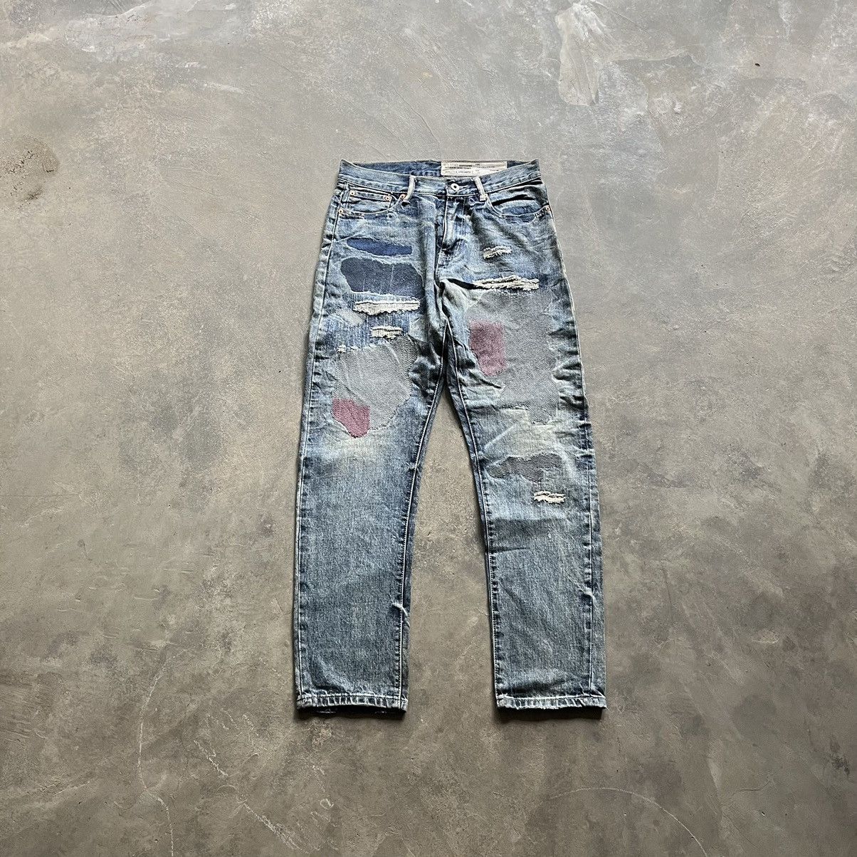 Neighborhood NEIGHBORHOOD GRITTY SAVAGE DP NARROW 14OZ-PT JEANS 17AW |  Grailed