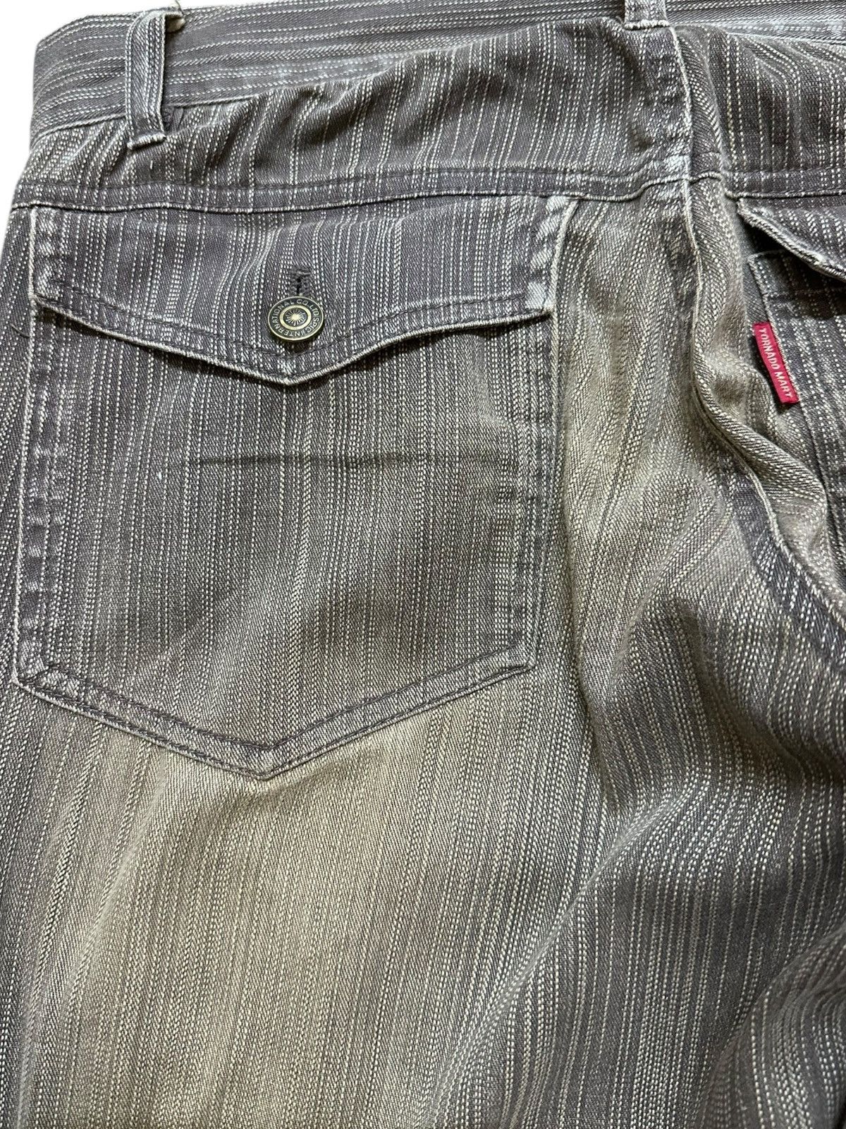 Tornado Mart Vintage Tornado Mart Flare Zipper Detail Avant Garde Jeans Size US 30 / EU 46 - 10 Thumbnail