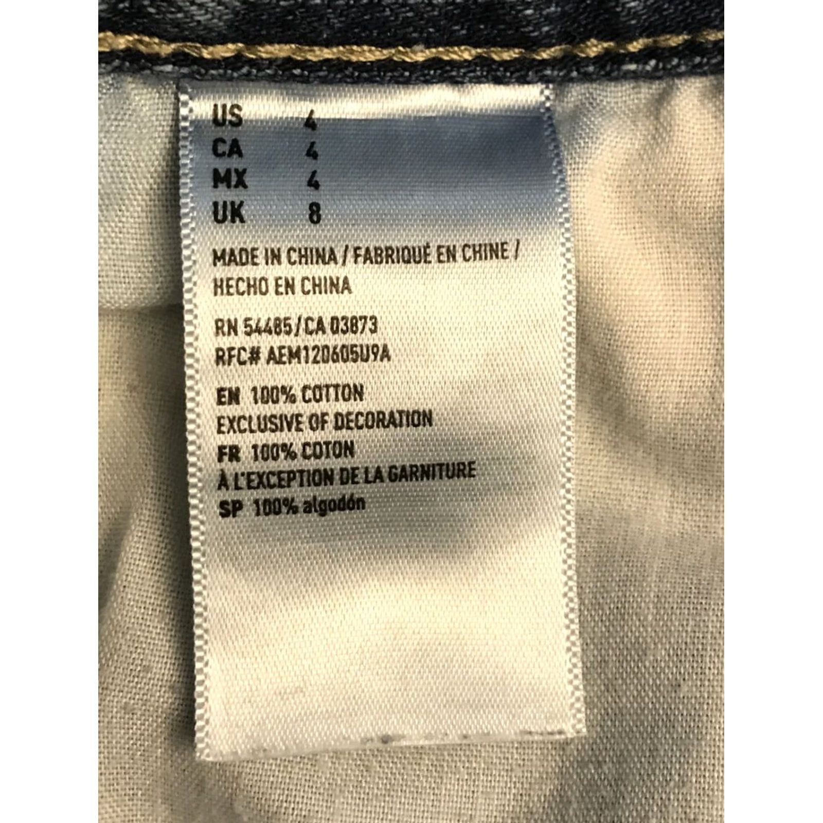 American Eagle Outfitters American Eagle Blue Denim Shorts Sz 4 Distressed Vintage Hi-rise Festival 938 Size 27" / US 4 / IT 40 - 4 Thumbnail