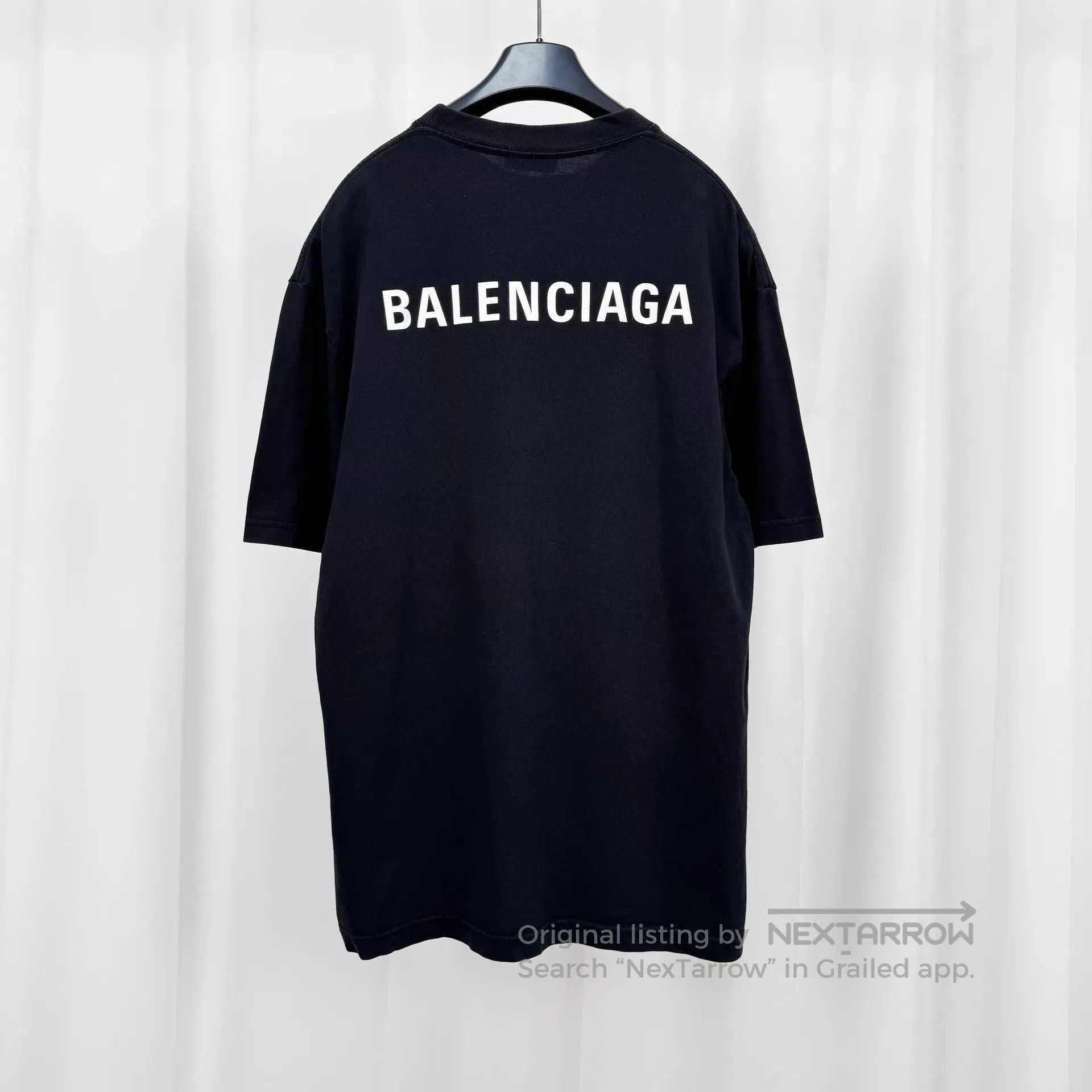 Balenciaga Black Short-Sleeve Shirt - XXS. Size US XXS / EU 40 - 2 Thumbnail
