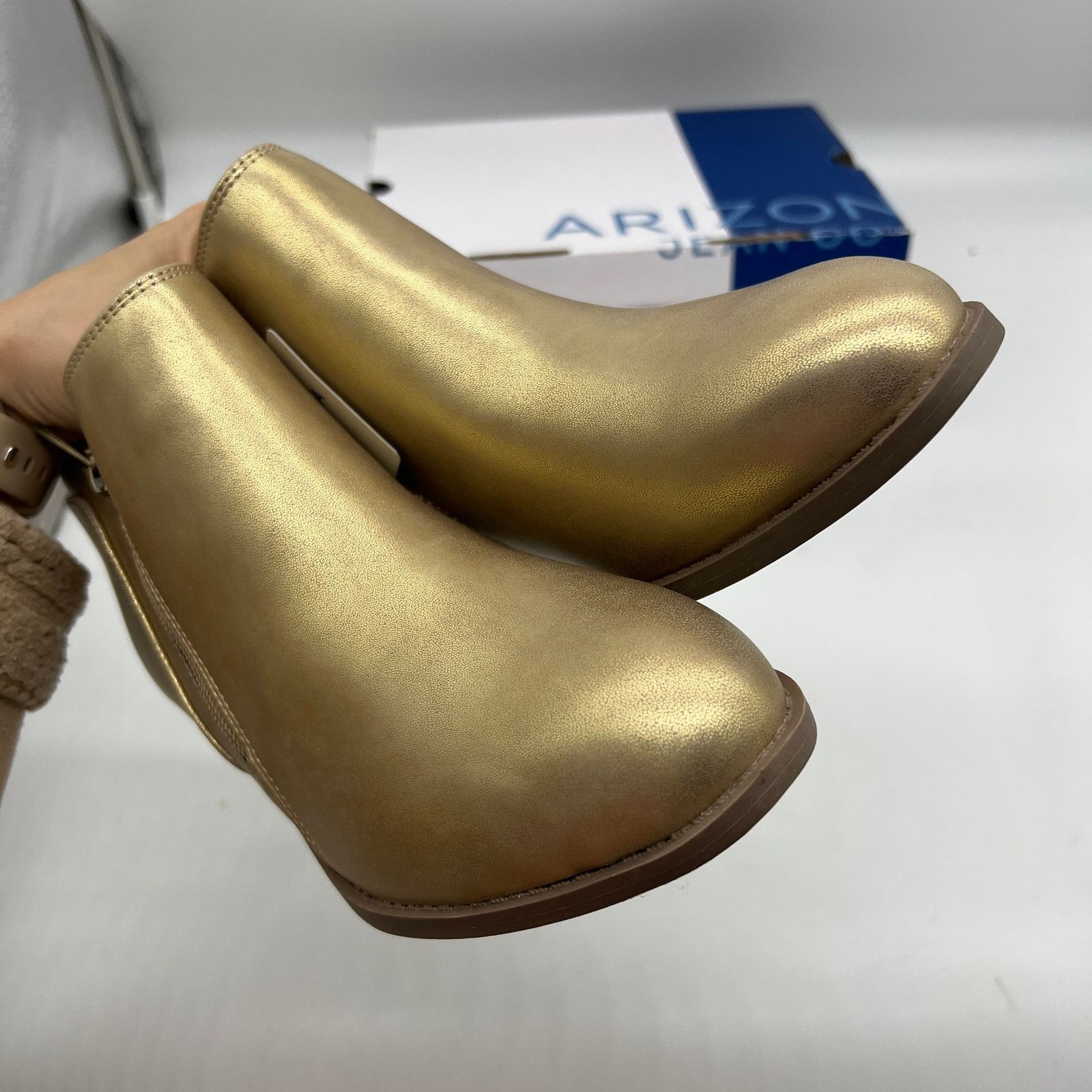 Other Arizona Jean Co Womens Castle Stacked Heel Booties Size US 8 / IT 38 - 6 Thumbnail