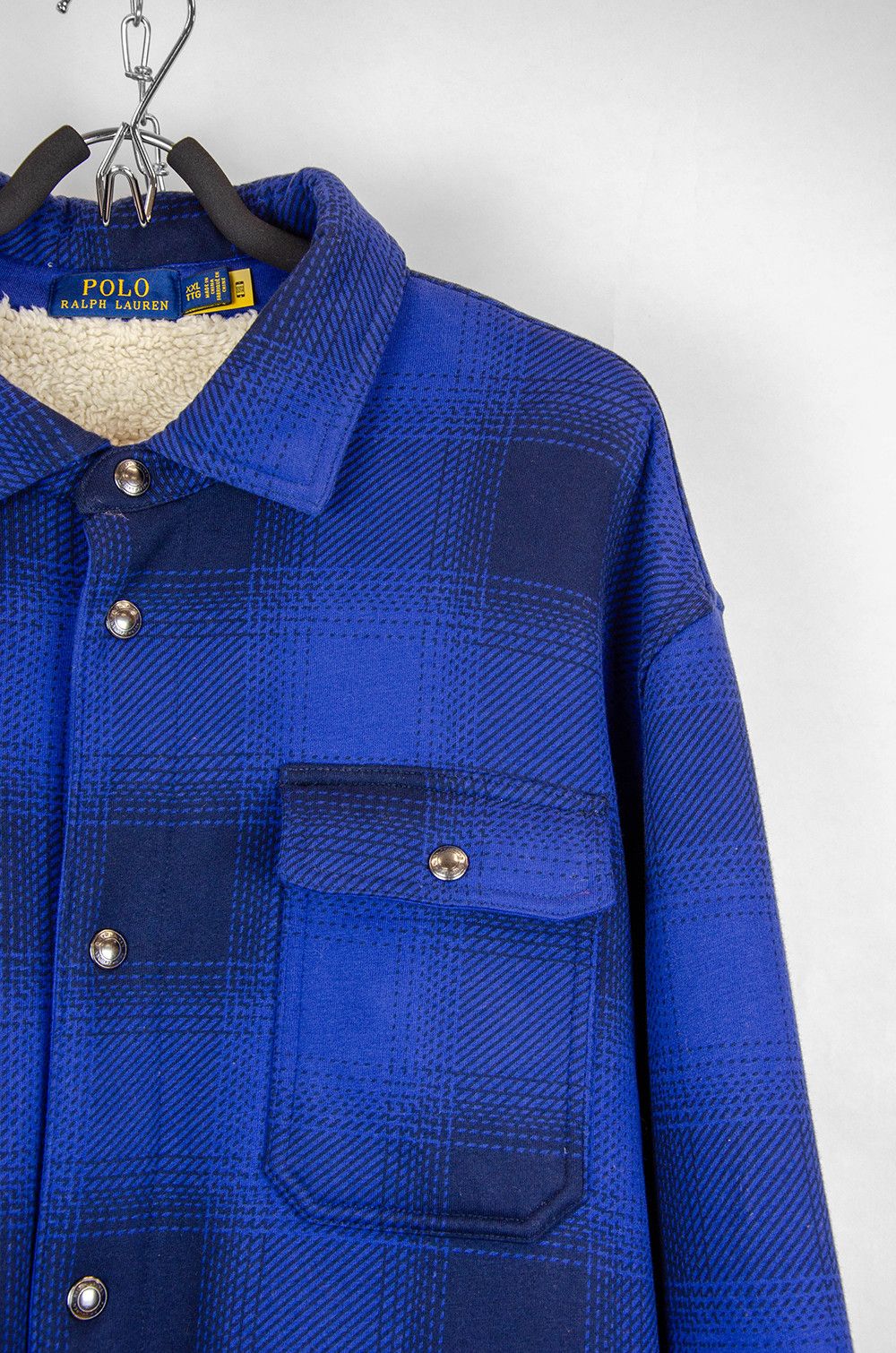 Polo Ralph Lauren Polo Ralph Lauren Plaid Sherpa Shirt Jacket – XXL Size US XXL / EU 58 / 5 - 6 Thumbnail