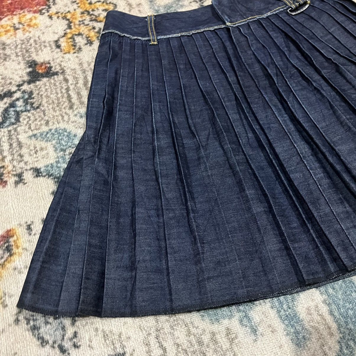 Diesel Pleated denim skirt Size 29" - 4 Thumbnail