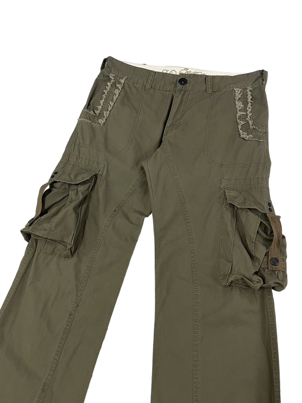 image of Military x Von Dutch Cargo Pants 3D Pocket in Olive, Men's (Size 30)