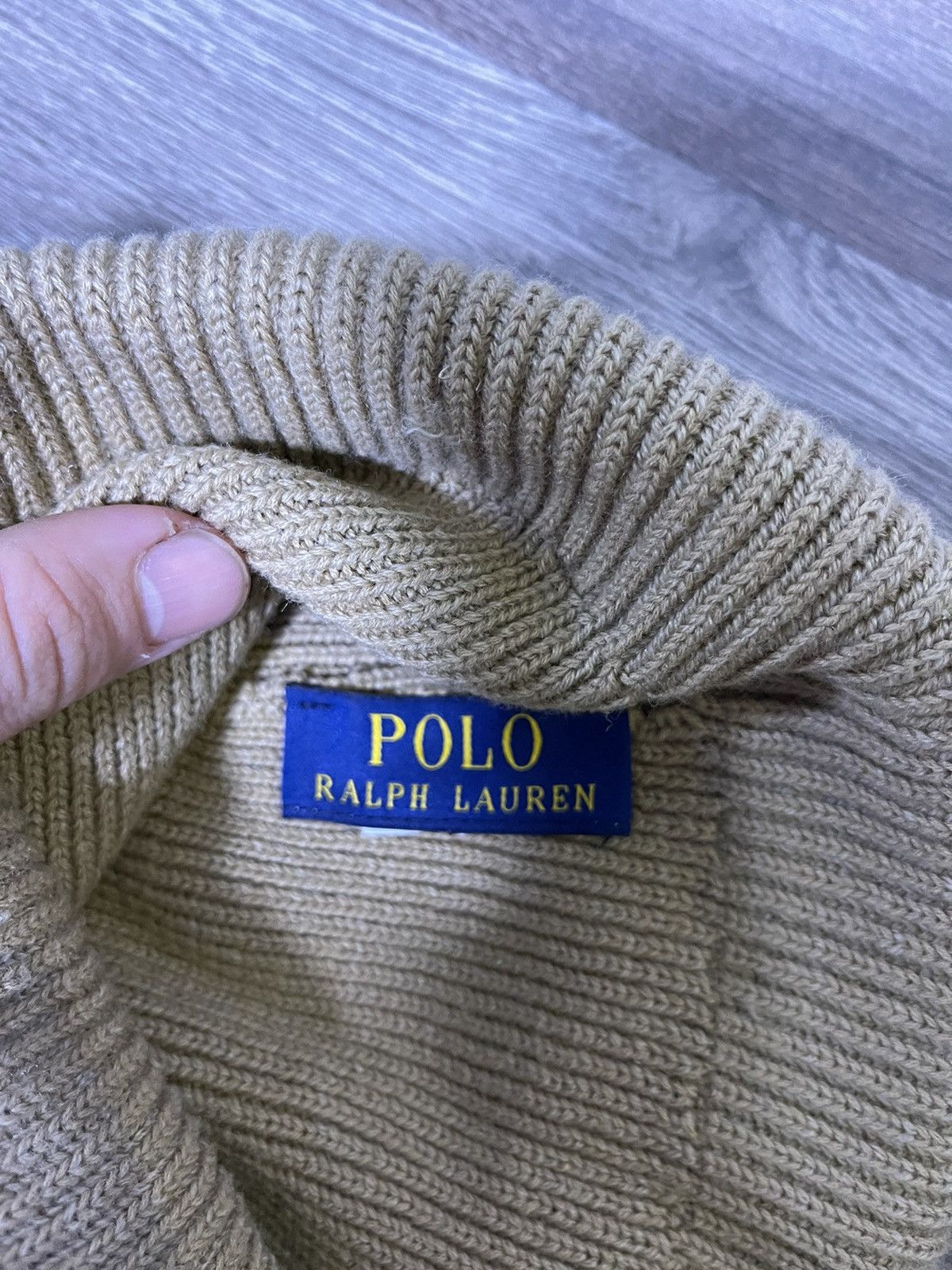 Polo Ralph Lauren × Vintage Polo Ralph Lauren Cuffed Brown Beanie Hat Size ONE SIZE - 4 Thumbnail