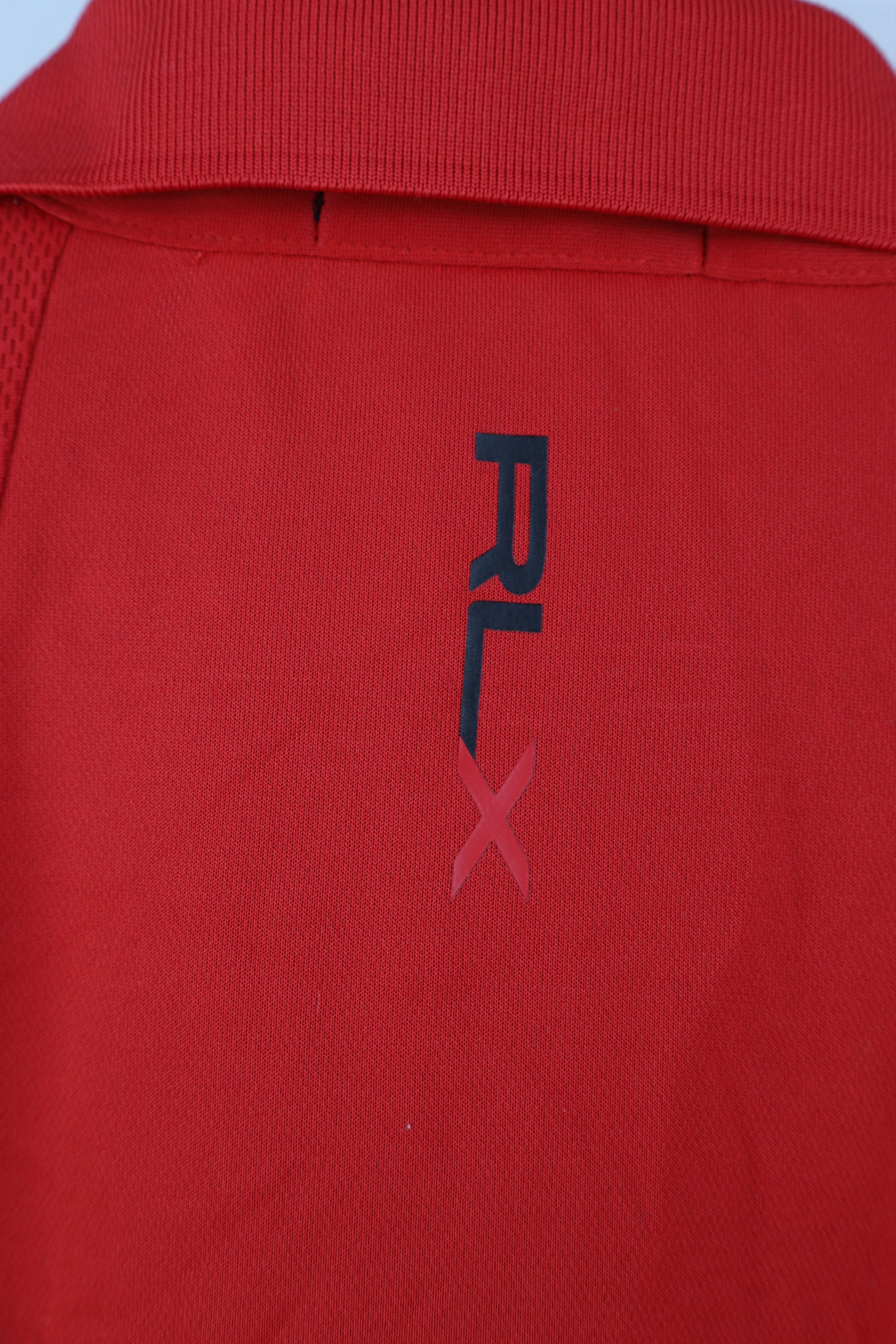 Ralph Lauren × Vintage Ralph Lauren RLX Spell Out Knit Tech Golfing Polo Shirt Size US M / EU 48-50 / 2 - 11 Thumbnail