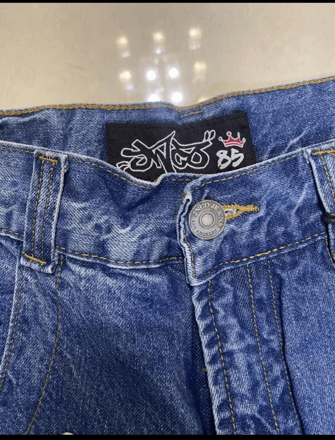 JNCO rare jnco bulldog baggy jeans Size US 32 / EU 48 - 4 Thumbnail