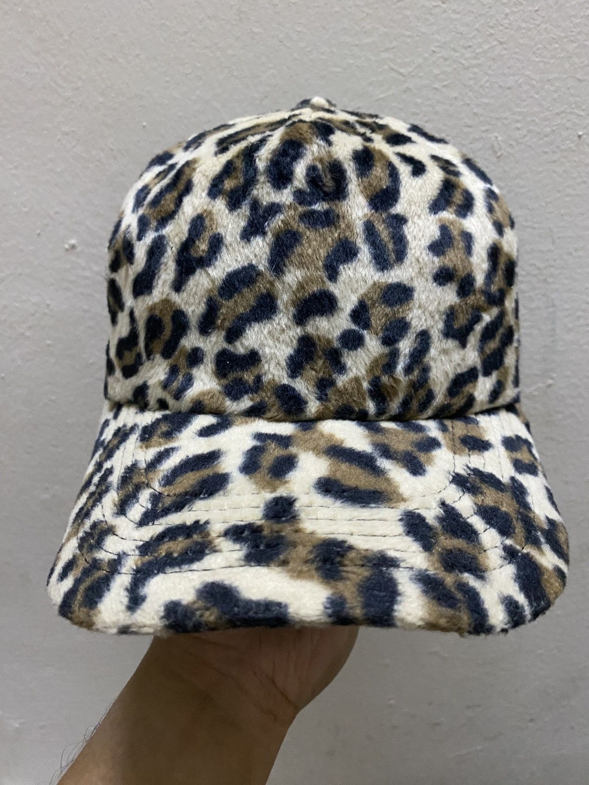 Japanese Brand Retro punk vintage leopard distressed raw cap hat Size ONE SIZE - 1 Thumbnail