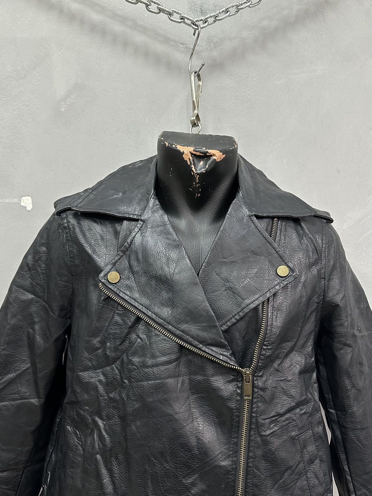 Universal Works Vintage Leather Jacket Y2k Cropped Bomber Rare Rick Owens Size US M / EU 48-50 / 2 - 2 Thumbnail