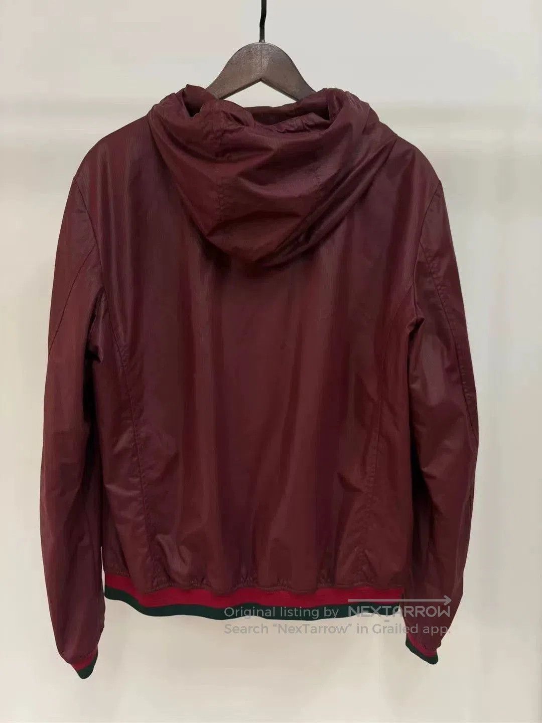 Gucci gucci red green striped leather jacket. Size US L / EU 52-54 / 3 - 2 Thumbnail