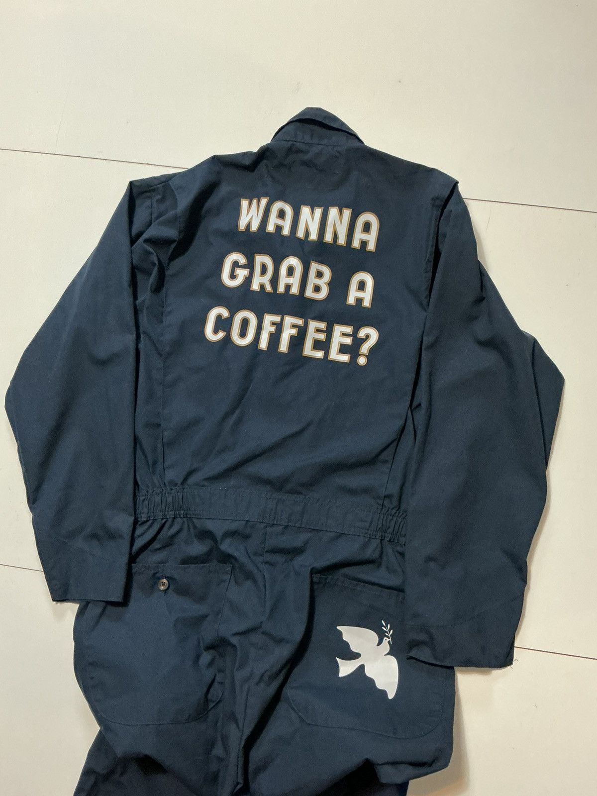 Red Kap La Colombe Coffee Workshop Workwear Uniform Coveralls Size US 38 / EU 54 - 4 Thumbnail
