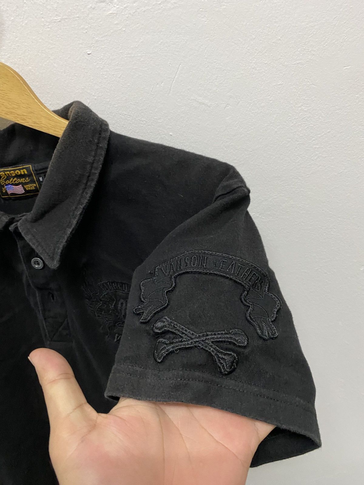 Japanese Brand × Vanson Leathers × Vintage 🔥Vintage Vanson Big Skull Logo Size US M / EU 48-50 / 2 - 10 Thumbnail
