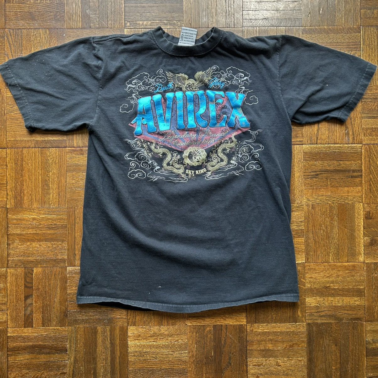 Avirex Vintage Avirex spellout tee Size US L / EU 52-54 / 3 - 1 Thumbnail