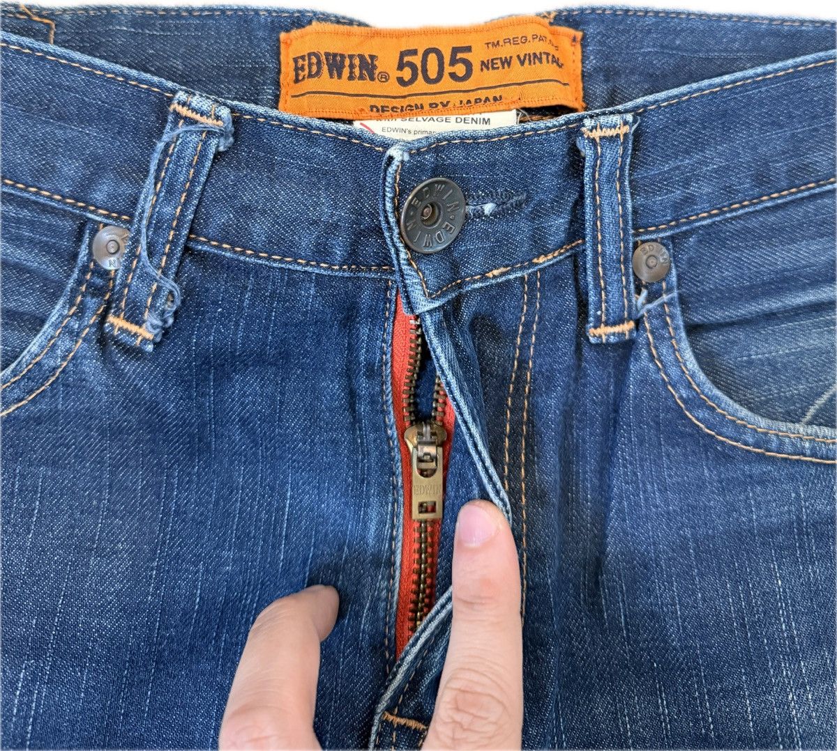 Edwin Japanese Selvedge Belt Loop Edwin Jeans Size US 28 / EU 44 - 6 Thumbnail