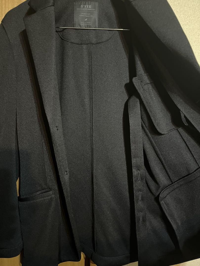 Yohji Yamamoto Yohji Yamamoto S’YTE SMOOTH POLYESTER 2BS SLIM JACKET Size US L / EU 52-54 / 3 - 4 Thumbnail