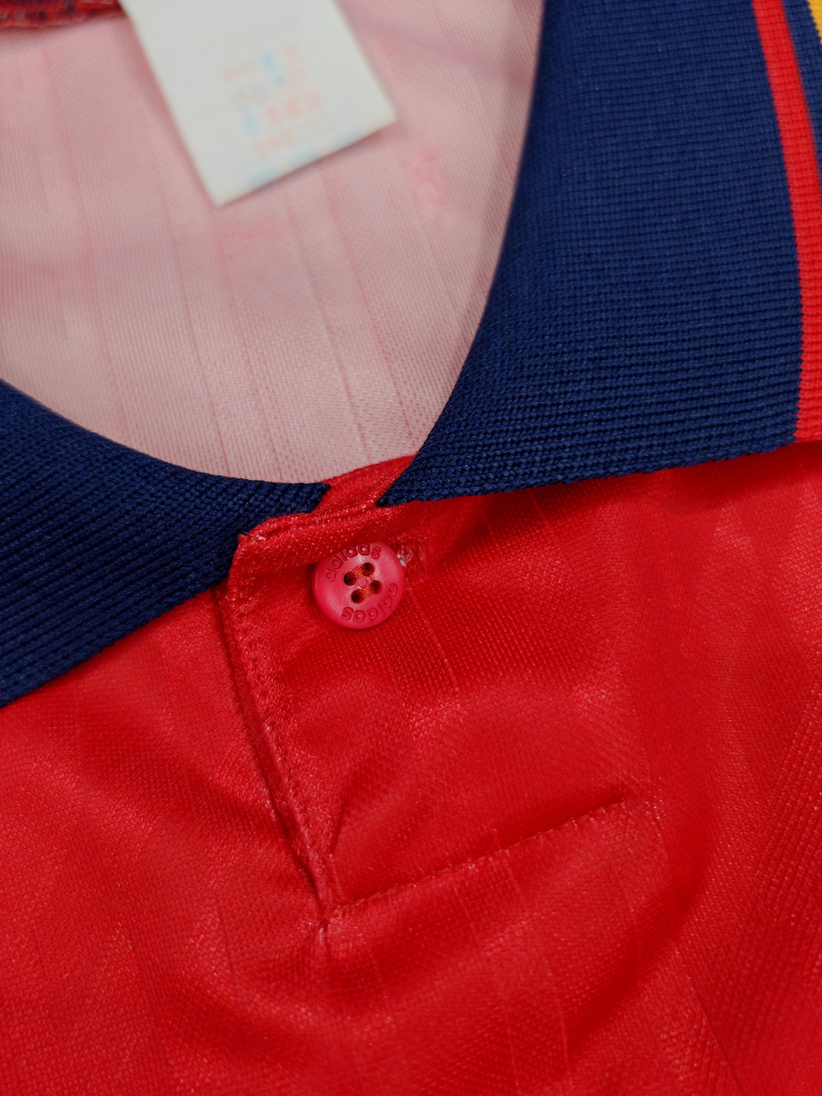 Adidas × Vintage SPAIN HOME JERSEY FOOTBALL SHIRT 1994 Size US L / EU 52-54 / 3 - 5 Thumbnail