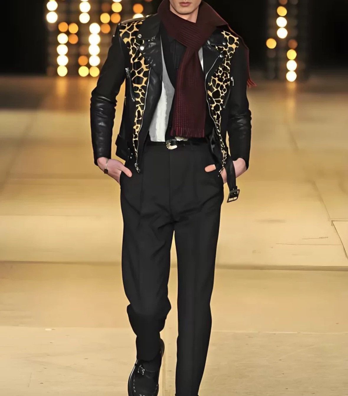 Saint Laurent Paris × Yves Saint Laurent Saint Laurent SLP genuine leather jacket Size US M / EU 48-50 / 2 - 6 Thumbnail