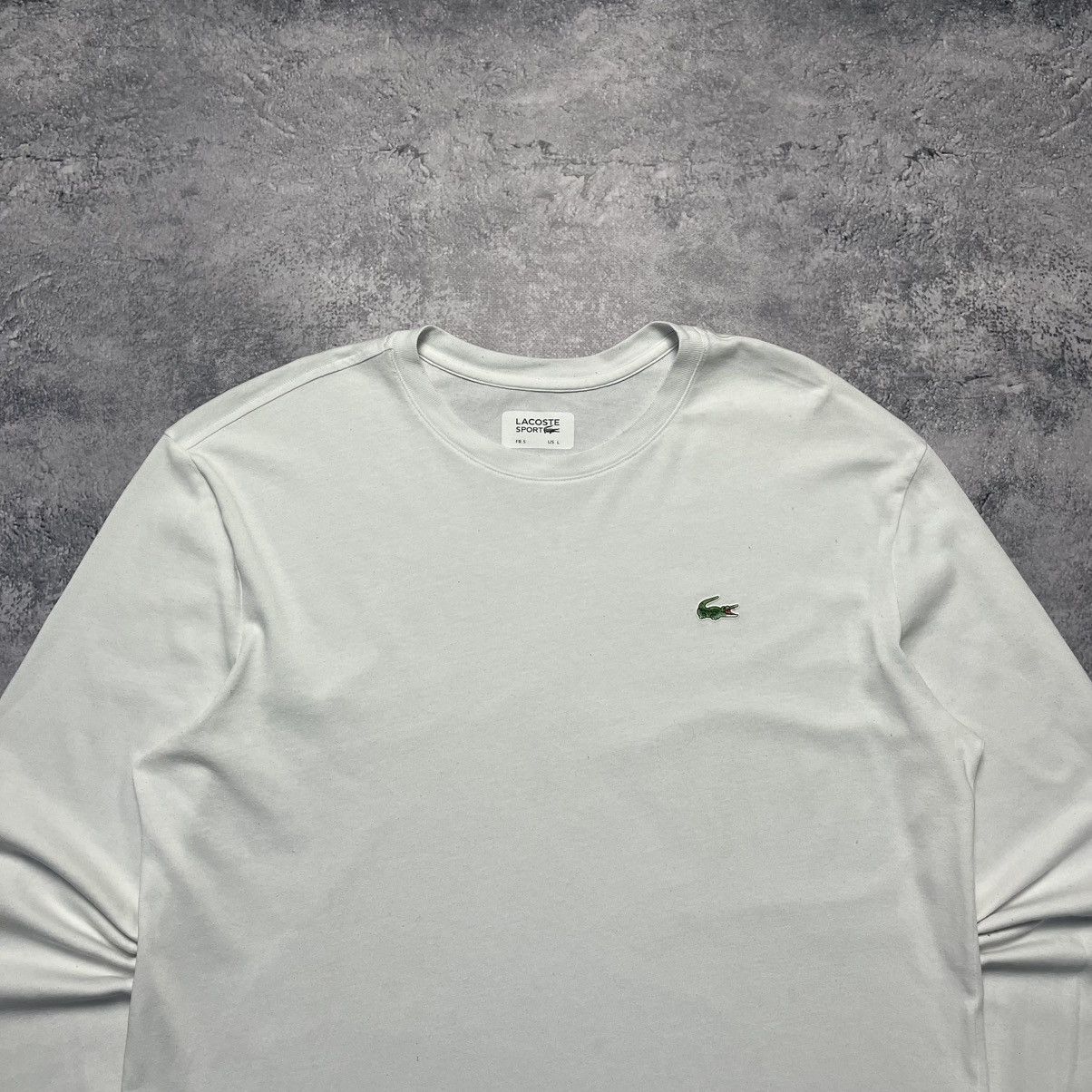 Lacoste Lacoste Sport White Longsleeve Luxury Streetwear Y2K Size US L / EU 52-54 / 3 - 2 Thumbnail