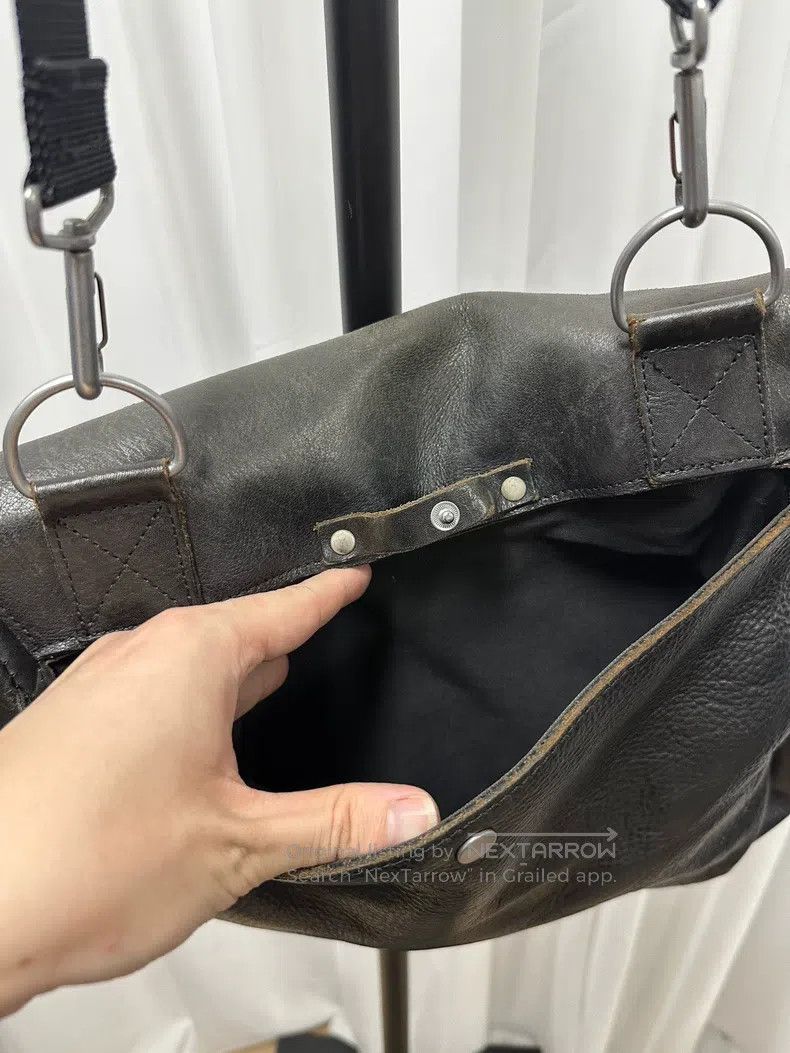 Yohji Yamamoto Yohji Yamamoto Cowhide aviator buckle crossbody bag Size ONE SIZE - 5 Thumbnail