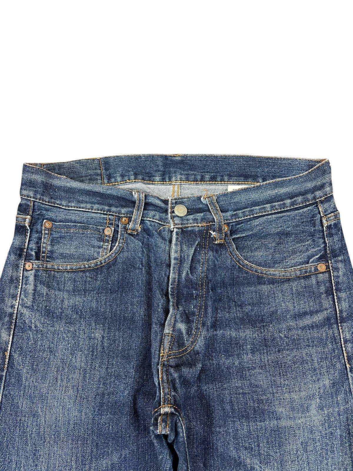 CAT'S PAW Vintage Cat’s Paw Union Made Raw Denim Selvedge Jeans Size US 31 - 4 Thumbnail