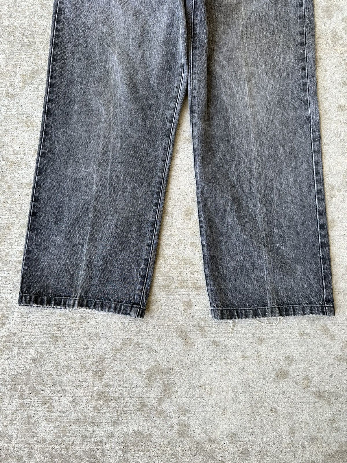Indigo Vintage Baggy Faded Denim Jeans Size US 36 / EU 52 - 3 Thumbnail