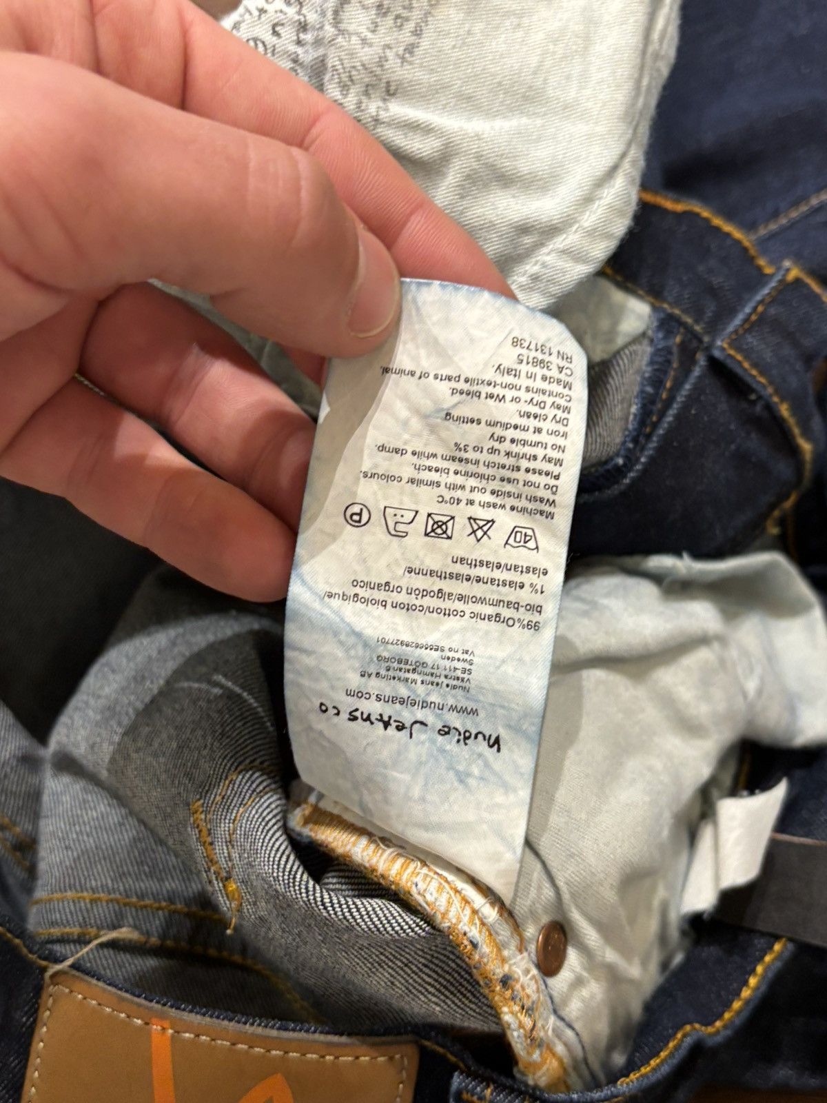 Nudie Jeans Nudie Denim Jeans Size US 31 - 8 Thumbnail