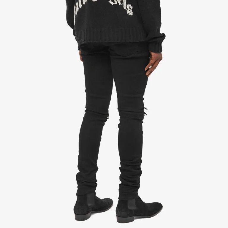 Amiri o1gr1nt0824 MX1 Camo Jeans in Black Size US 30 / EU 46 - 4 Thumbnail