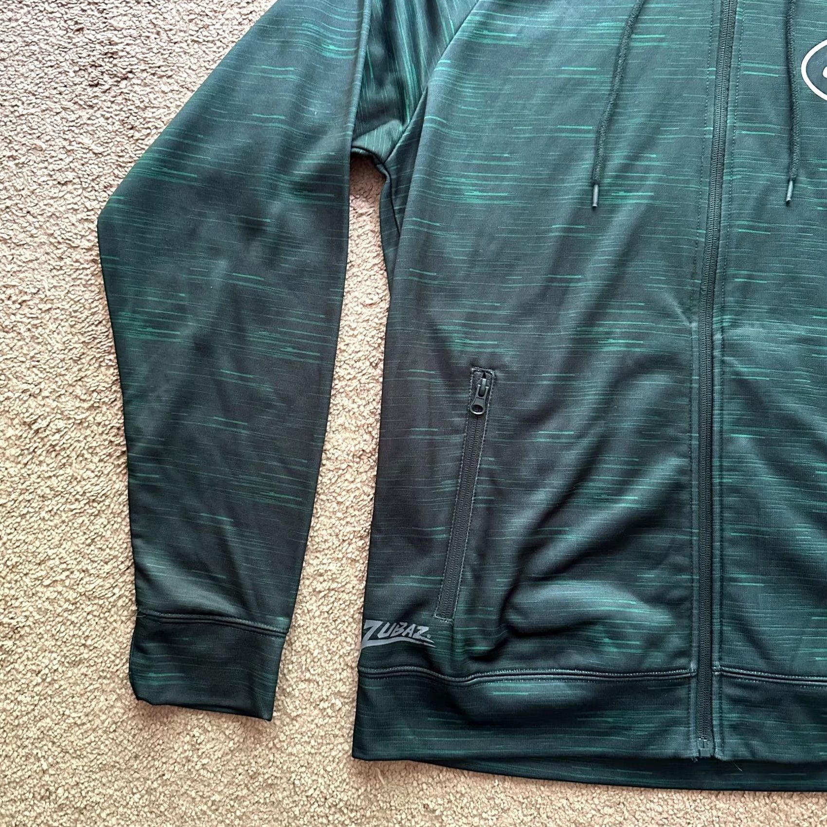 NFL NFL New York Jets Sweatshirt Womens 2XL Full Zip Green Hoodie Team Apparel Size XXL / US 16-18 / IT 52-54 - 6 Thumbnail