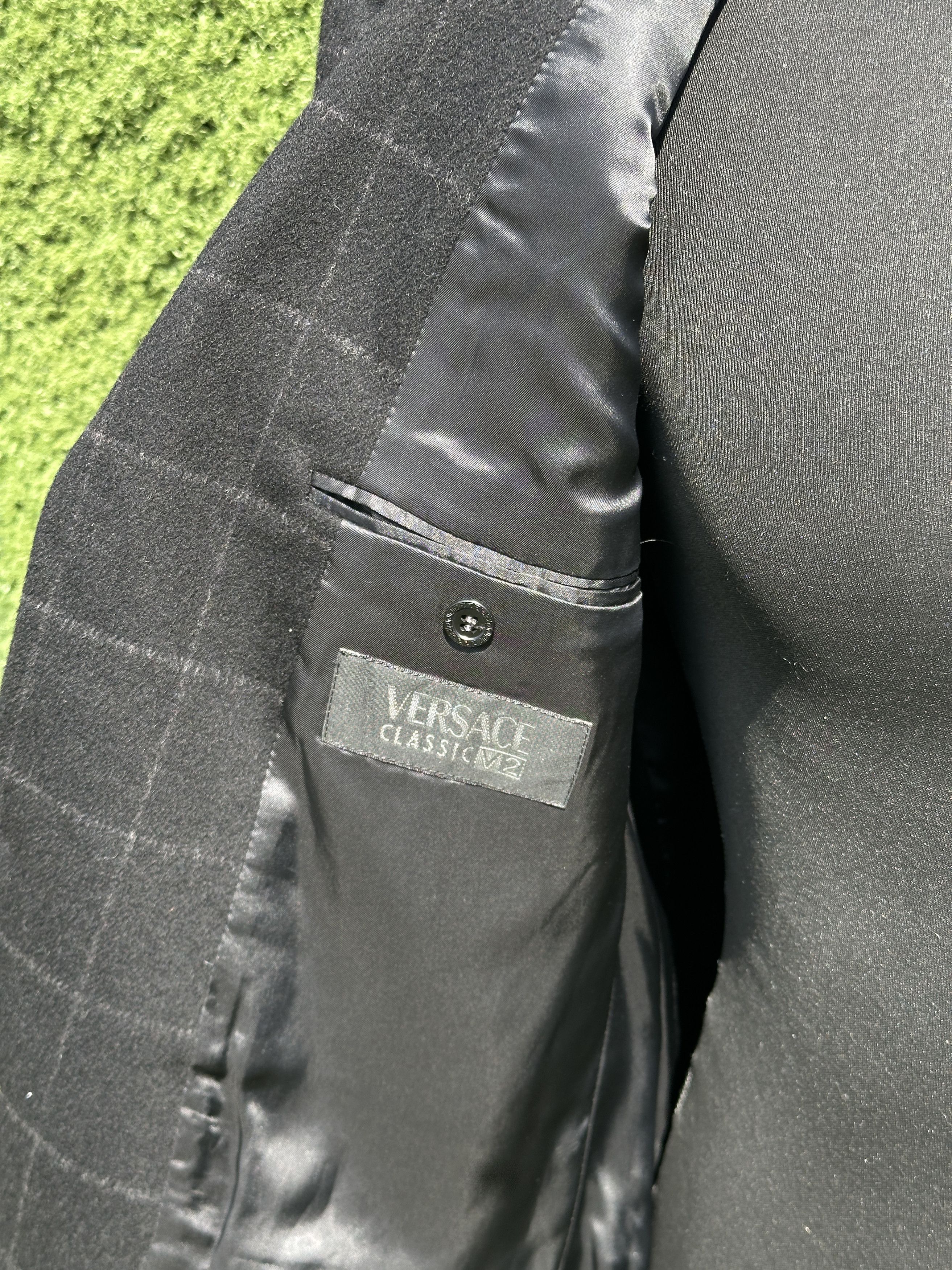 Versace Versace Classic V2 Wool Cashmere 3 Button Blazer 50 8R Size 50R - 8 Thumbnail