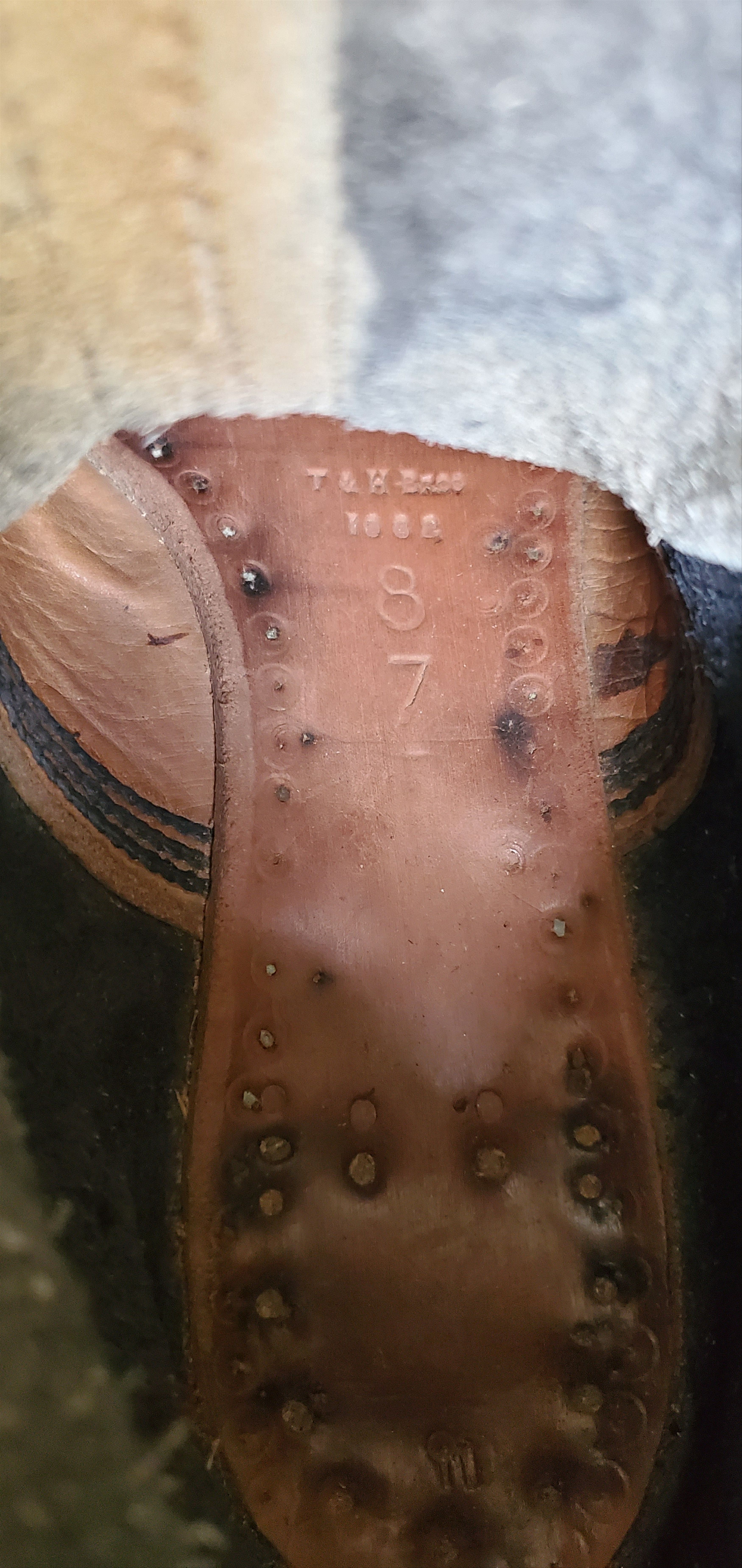 Other Vintage Military 60s Hobnail Leather Boots Size US 8 / EU 41 - 7 Thumbnail
