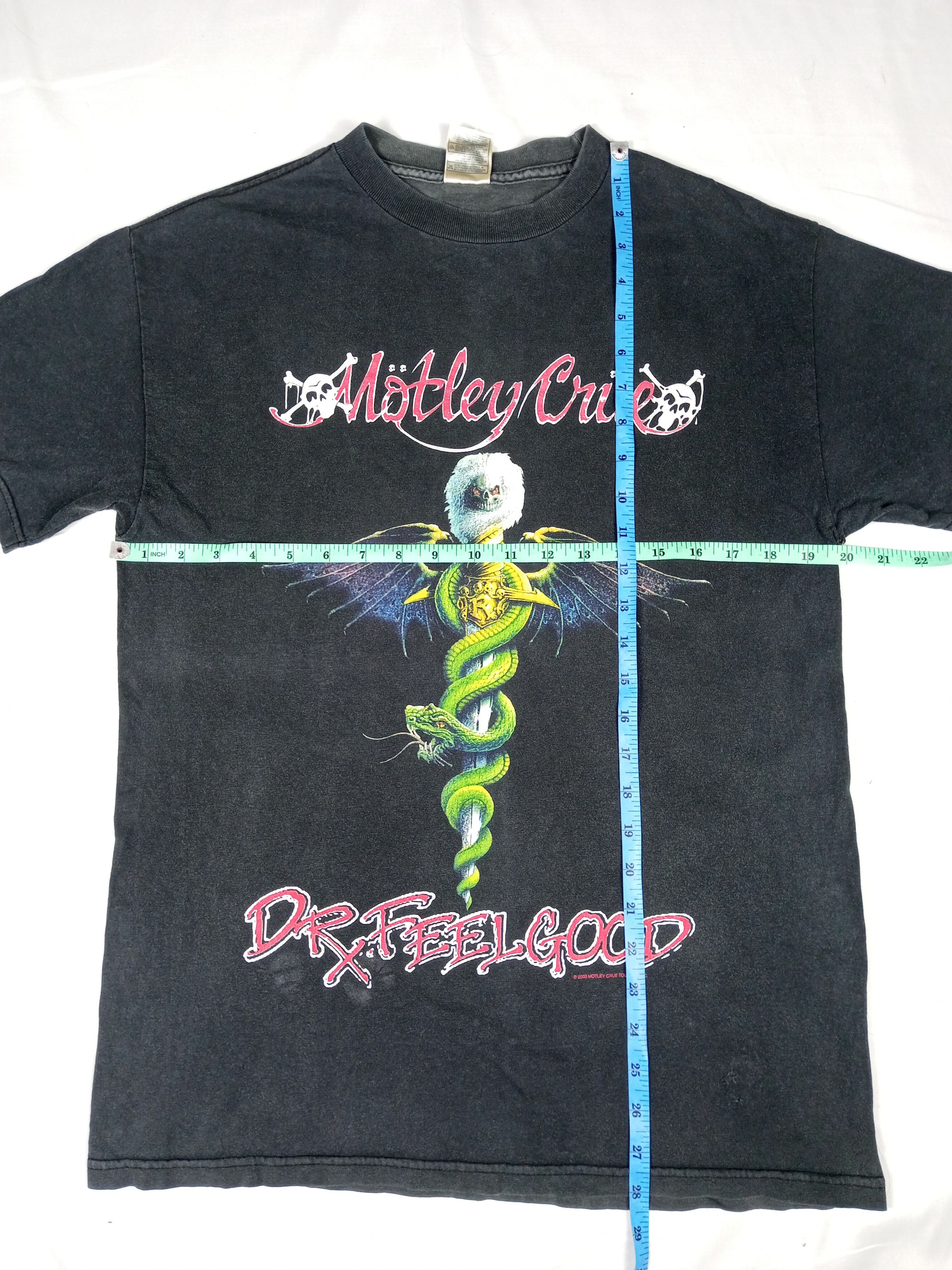Band Tees Vintage 2003 Motley Crue Dr Feelgood Size US M / EU 48-50 / 2 - 6 Thumbnail