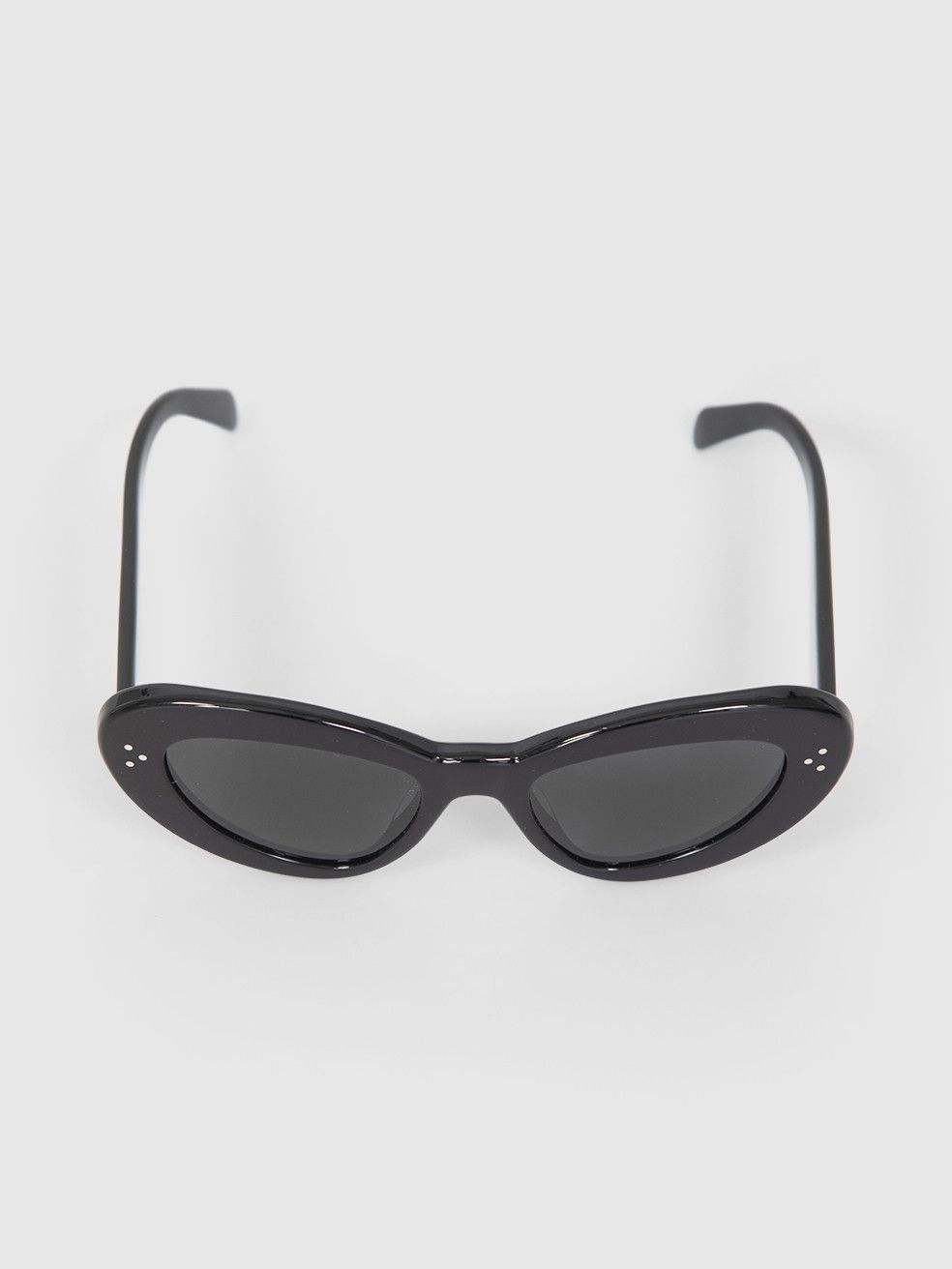 Celine Black Oversized Cat Eye 3 Dots Sunglasses Size ONE SIZE - 1 Thumbnail
