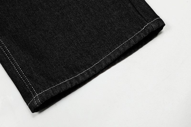 Jean Retro wide-leg American street loose black jeans for men Size US 32 / EU 48 - 5 Thumbnail