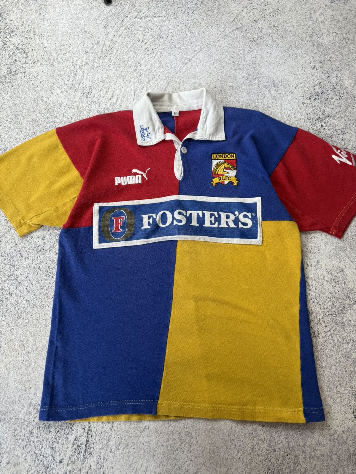 Rugby Ralph Lauren LONDON BRONCOS 1997 PUMA SIZE M NEW RUGBY JERSEY SHIRT RARE Size US M / EU 48-50 / 2 - 2 Thumbnail