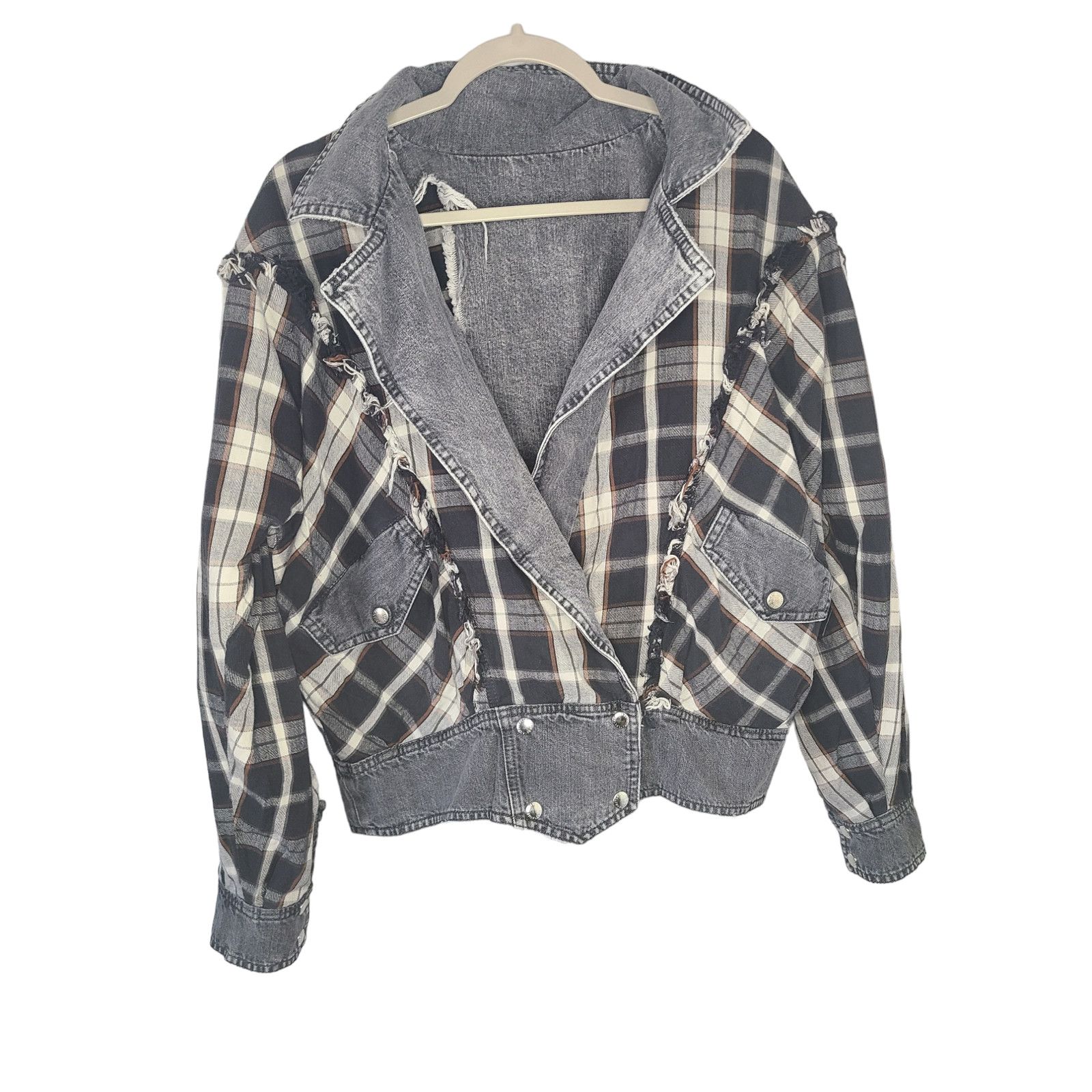 Retrofete RETROFÊTE Ellie reversible distressed denim jacket Size M / US 6-8 / IT 42-44 - 9 Thumbnail
