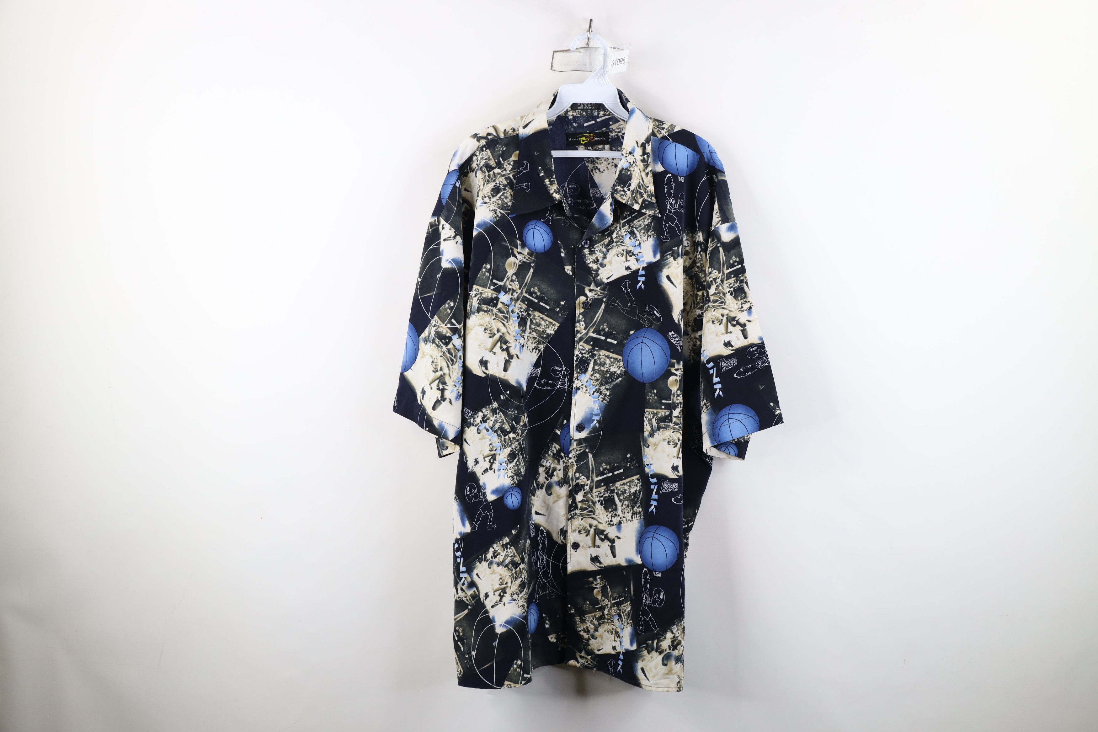 Vintage Vintage 90s Y2K Streetwear All Over Print Button Shirt Size US XXL / EU 58 / 5 - 1 Thumbnail
