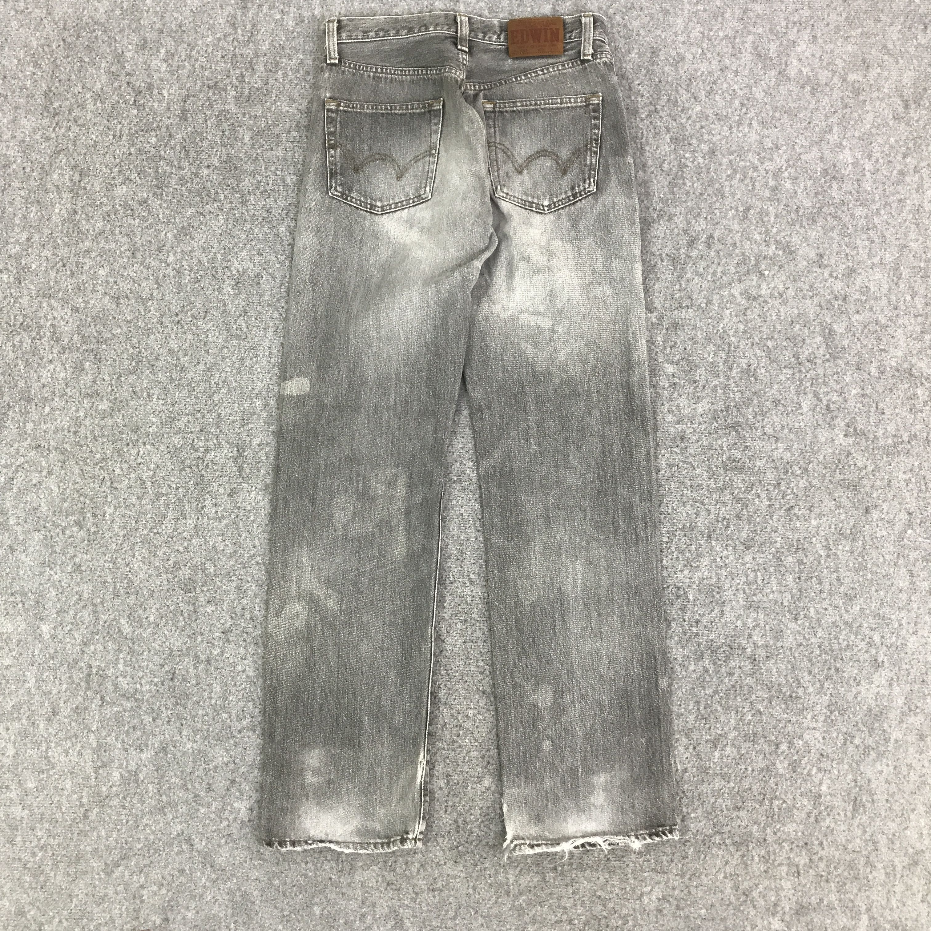 Edwin EDWIN BLACK FADED DENIM LIGHT PANTS K74B16 Size US 30 / EU 46 - 4 Thumbnail