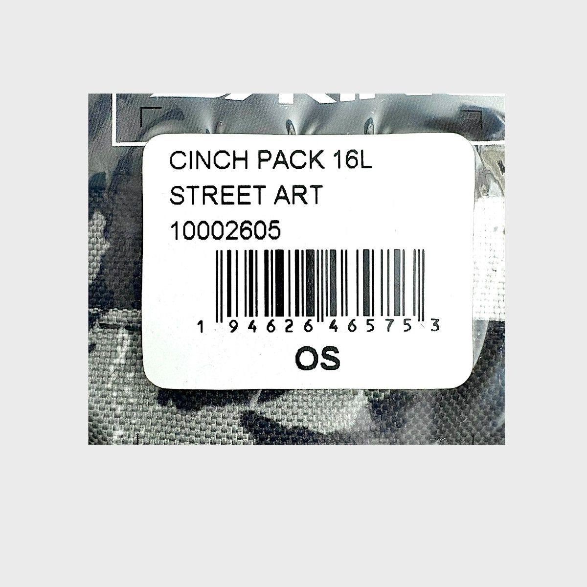 Dakine DaKine Unisex Black White Street Art Cinch 16 L Pack Size ONE SIZE - 8 Thumbnail
