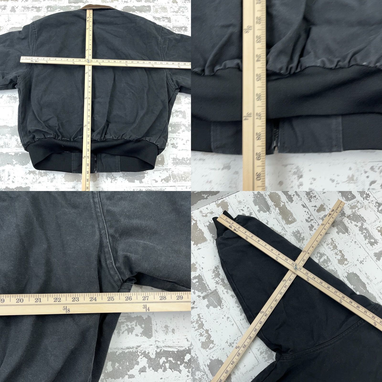 Vintage VINTAGE Union Line Jacket Men 2XL Gray Canvas Bomber Lined Hooded Stand-Up Collar Workwear Casual Mens Size US XXL / EU 58 / 5 - 9 Thumbnail