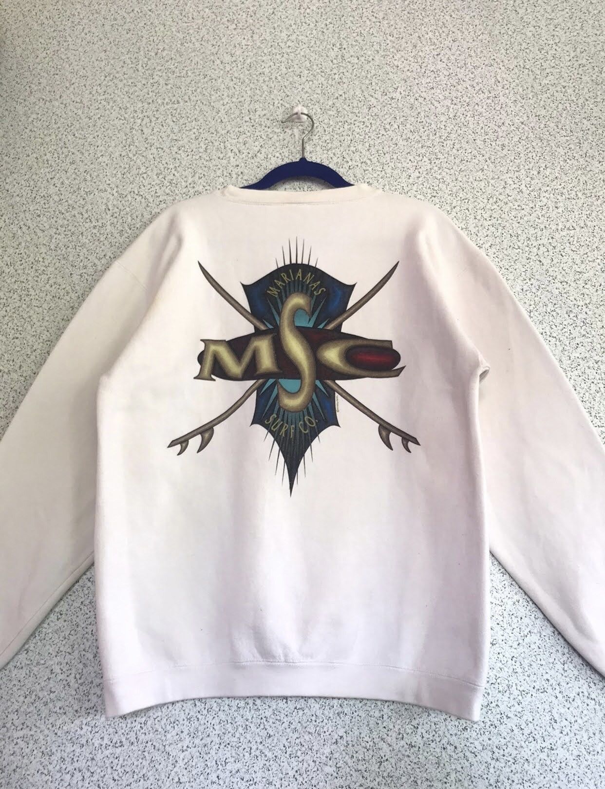 Vintage STEAL💥 VTG Crazy Shirt Marianas Surf Co. sweatshirt Size S / US 4 / IT 40 - 2 Thumbnail