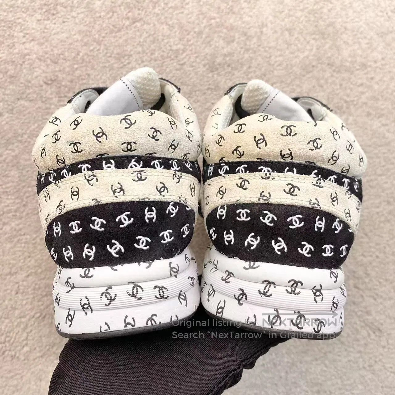 Chanel Chanel Dark patterns are all over the logo sneakers| Size US 7.5 / IT 37.5 - 6 Thumbnail