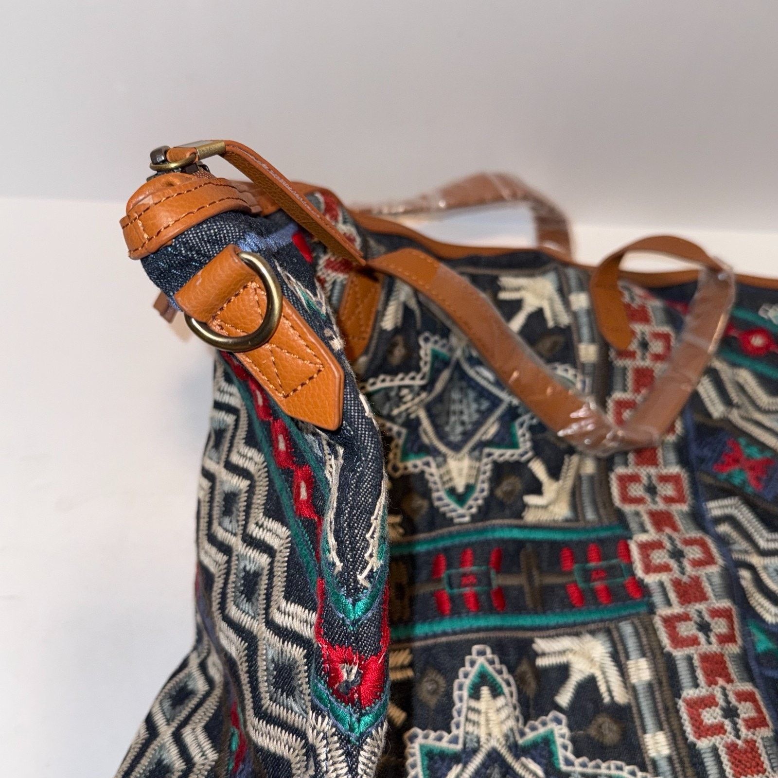 Johnny Was JOHNNY WAS Austin Embroidered Overnight Tote Weekender Bag Size ONE SIZE - 7 Thumbnail