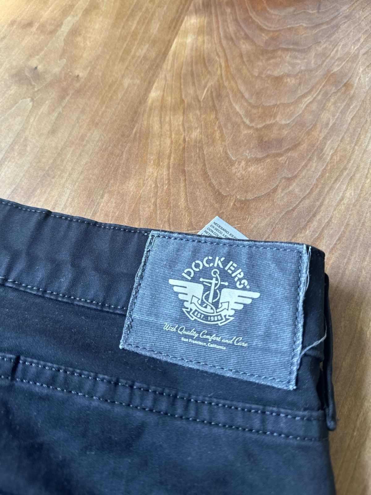 Dockers × Vintage Dockers black jeans Size US 34 / EU 50 - 4 Thumbnail