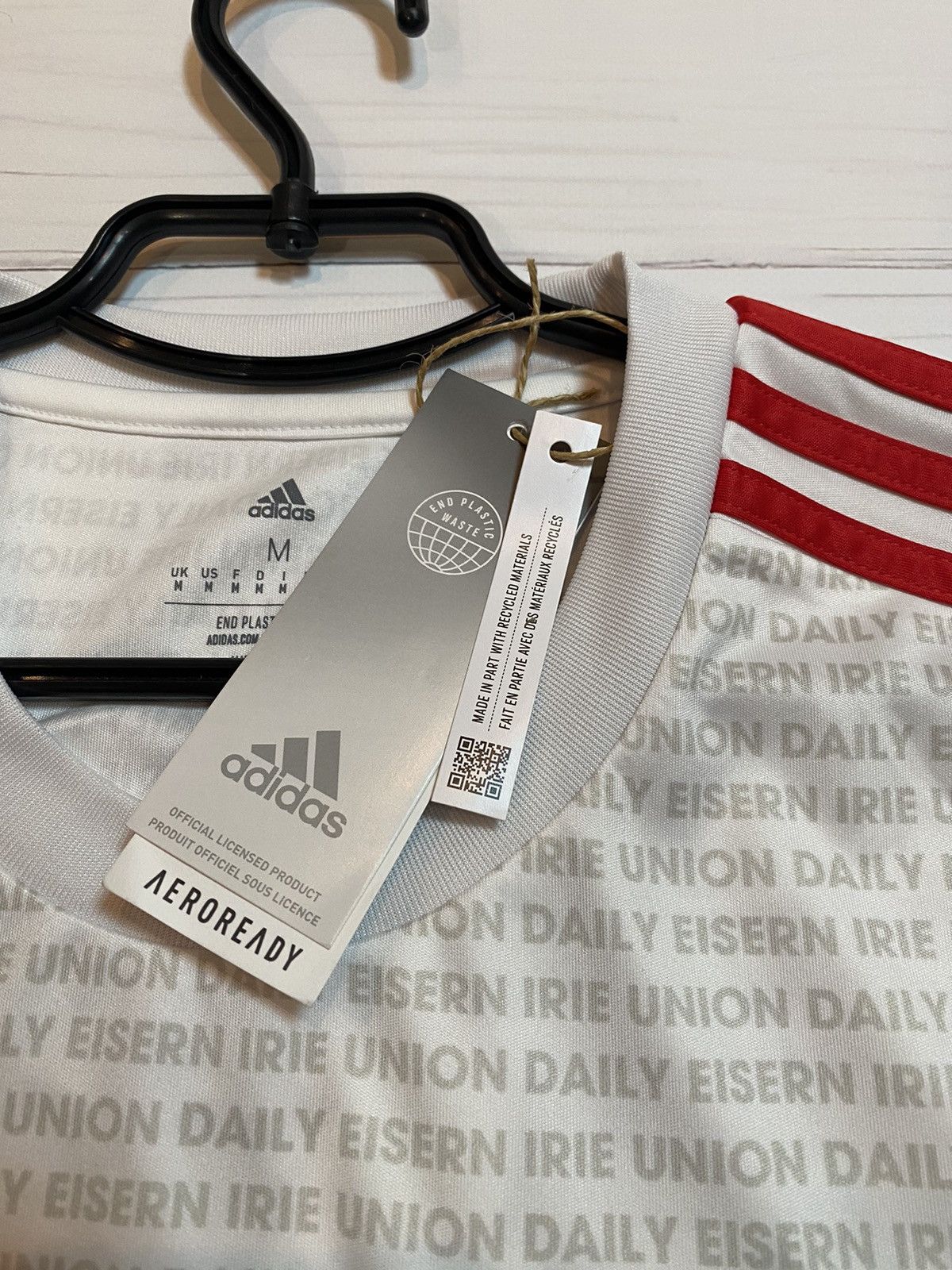 Adidas Rare Union Berlin fourth jersey soccer y2k football t shirt Size US M / EU 48-50 / 2 - 7 Thumbnail