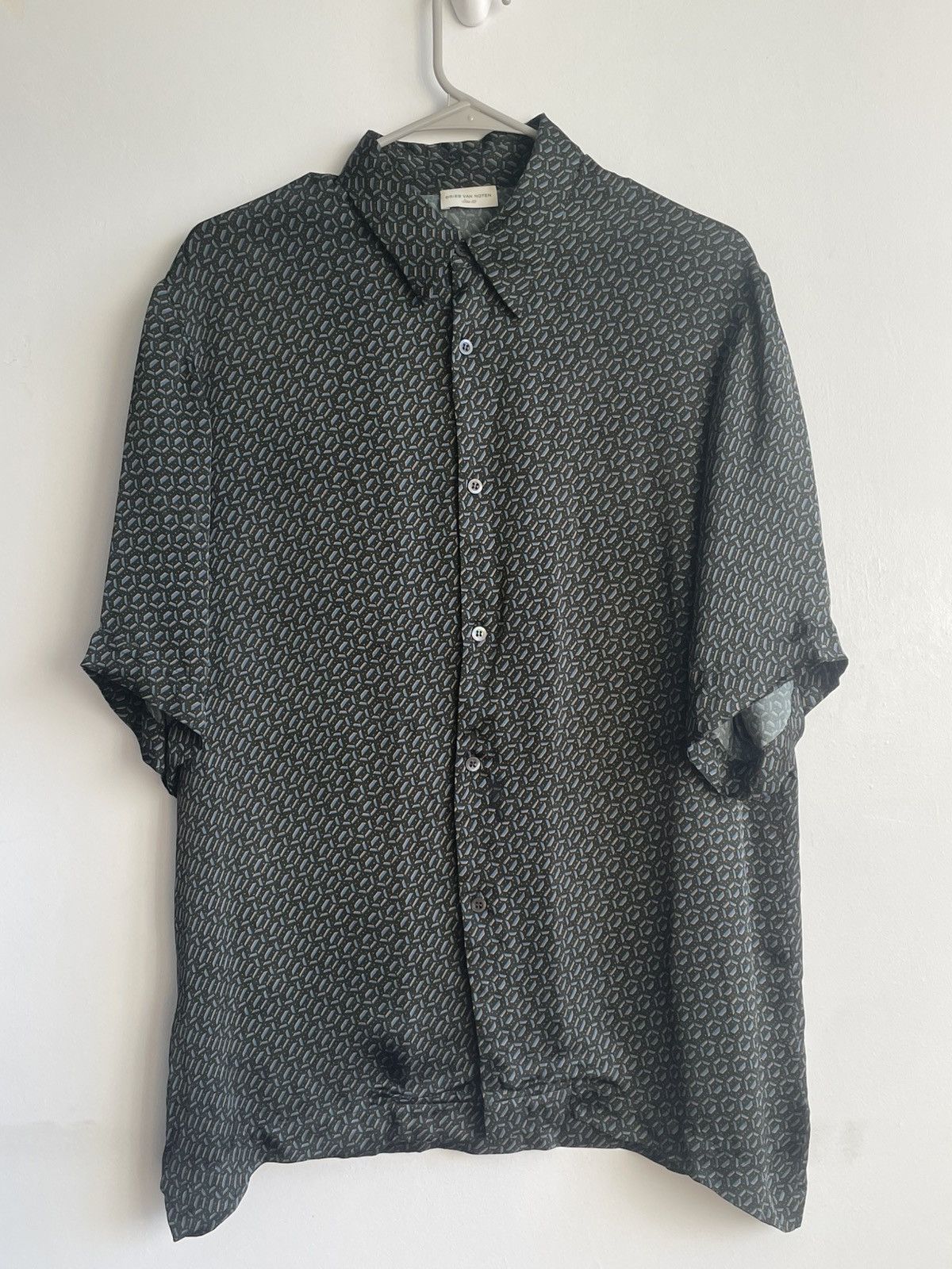 Dries Van Noten Dries Van Noten Viscose Button Up Shirt Size US M / EU 48-50 / 2 - 1 Thumbnail