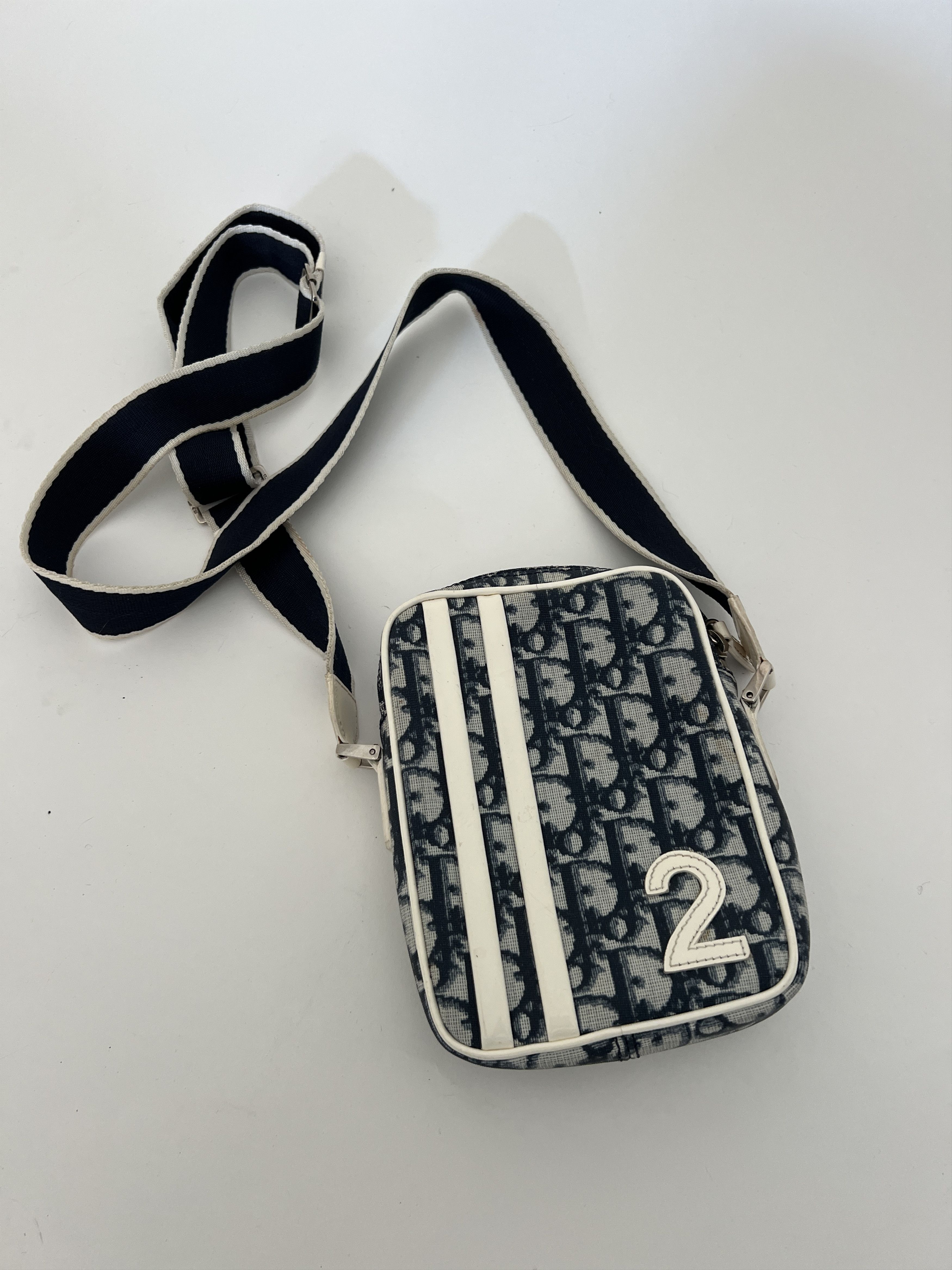 Dior Dior Trotter Oblique Crossbody Canvas Bag Size ONE SIZE - 1 Thumbnail